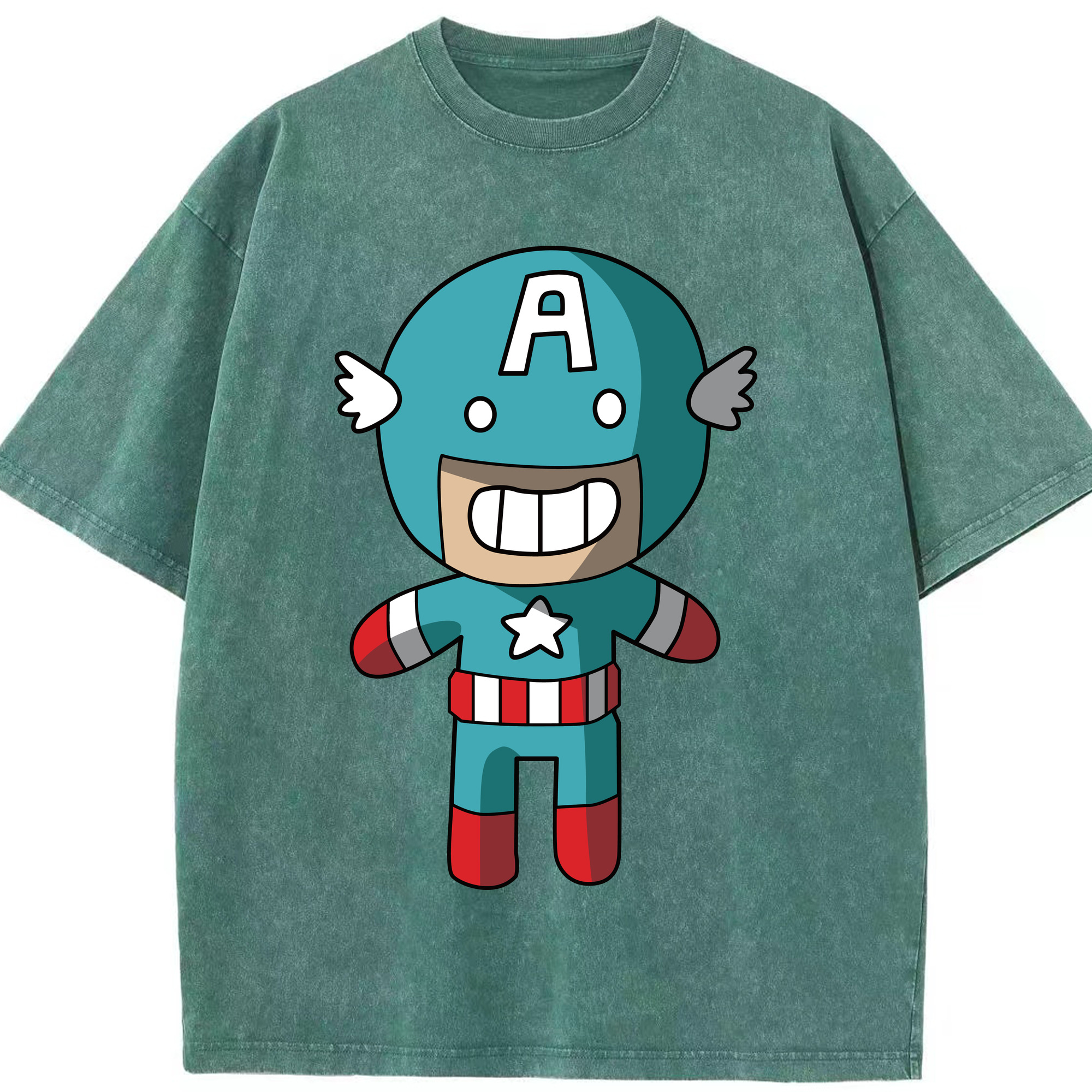 （画像用） アベンジャーズ The Avengers 綿100% ヴィンテージ風 半袖Tシャツ（フロントプリント）